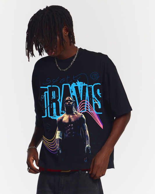 Travis Scott Black Oversized T-Shirt