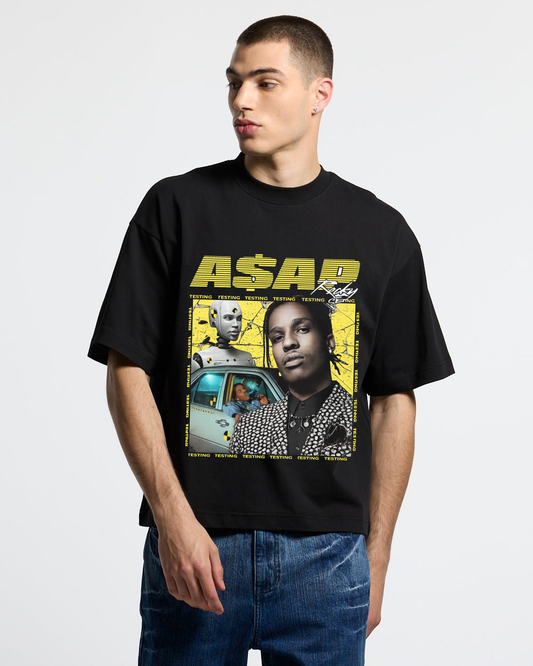 A$AP Rocky Black Oversized T-Shirt