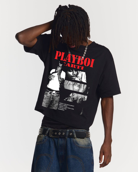 Playboi Carti Black Oversized T-Shirt